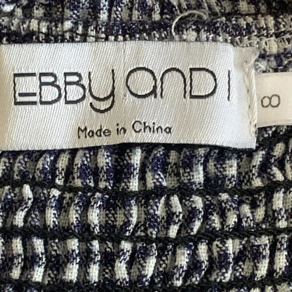 Ebby and I Gingham Checked Smocked Back Sun Dress Sz 8 140H - Picture 6 of 8